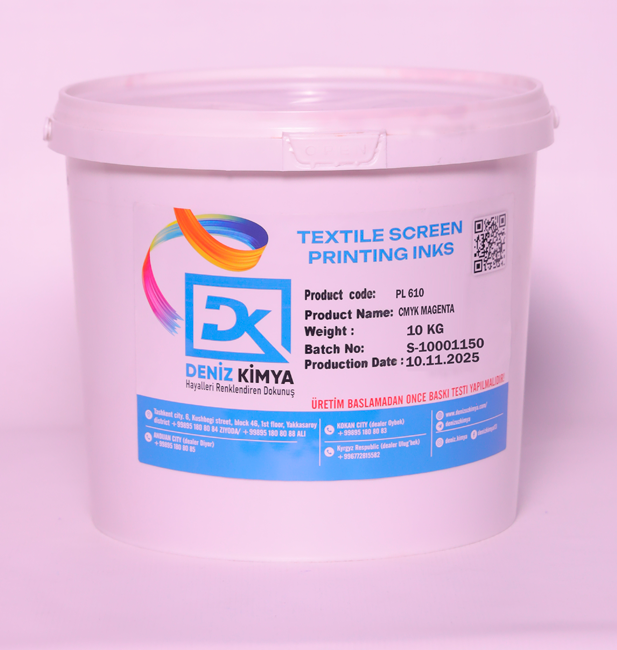 PL 610 PLASTISOL CMYK BLACK CMYK-чёрная пластизольная краска